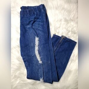 Womens Distressed Jeans
